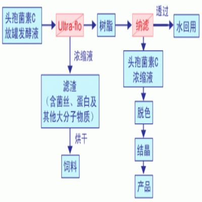 頭孢菌素C應(yīng)用膜分離技術(shù)的優(yōu)勢(shì)